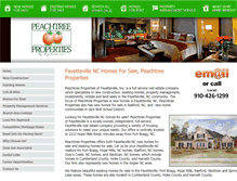 Tablet Screenshot of peachhouses.com